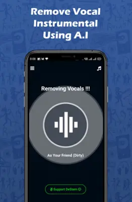 AI Vocal Remover & Karaoke android App screenshot 3